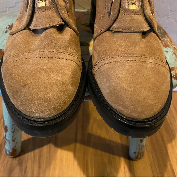 AllSaints Ariel Top Zip Suede Boot in size 36 - Picture 15 of 15